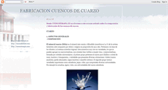 Desktop Screenshot of fabricacioncuencosdecuarzo.blogspot.com