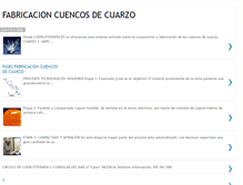 Tablet Screenshot of fabricacioncuencosdecuarzo.blogspot.com