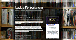 Desktop Screenshot of luduspersonarum.blogspot.com