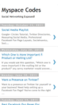 Mobile Screenshot of myspacecodelayouts.blogspot.com