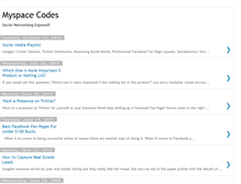 Tablet Screenshot of myspacecodelayouts.blogspot.com