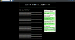 Desktop Screenshot of justinbieber-arg.blogspot.com