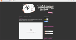 Desktop Screenshot of labangteatro.blogspot.com