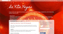 Desktop Screenshot of lavitavegan.blogspot.com