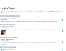 Tablet Screenshot of lavitavegan.blogspot.com