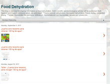 Tablet Screenshot of fooddehydration.blogspot.com