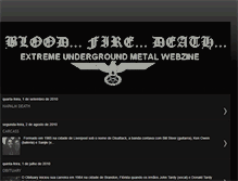 Tablet Screenshot of bloodfiredeathmagazine.blogspot.com