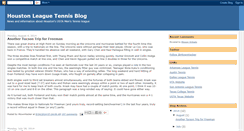 Desktop Screenshot of houstontennis.blogspot.com