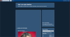 Desktop Screenshot of hair-cut-style-fashion.blogspot.com