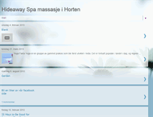 Tablet Screenshot of hideawayspa.blogspot.com