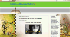 Desktop Screenshot of escritosrevistacultural.blogspot.com