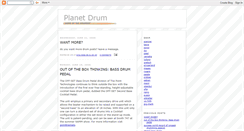 Desktop Screenshot of planetdrum.blogspot.com