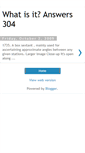 Mobile Screenshot of answers304.blogspot.com