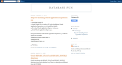 Desktop Screenshot of databasefun.blogspot.com