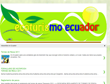 Tablet Screenshot of ecoturismoec.blogspot.com