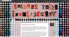 Desktop Screenshot of julianatalksincoherently.blogspot.com