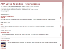 Tablet Screenshot of peteraua15.blogspot.com