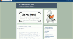 Desktop Screenshot of mycleanseblog.blogspot.com