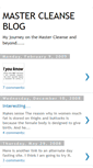 Mobile Screenshot of mycleanseblog.blogspot.com