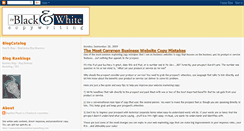 Desktop Screenshot of inblackandwhitecopywriting.blogspot.com