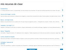 Tablet Screenshot of misrecursosdeclase.blogspot.com