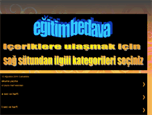 Tablet Screenshot of egitimbedava.blogspot.com