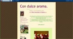 Desktop Screenshot of condulcearoma.blogspot.com