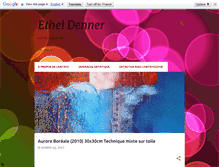 Tablet Screenshot of etheldenner.blogspot.com