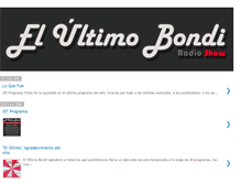 Tablet Screenshot of elultimobondiradio.blogspot.com