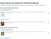Tablet Screenshot of grupodeapoiorecomecar.blogspot.com