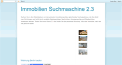 Desktop Screenshot of immobilien-suchmaschine.blogspot.com