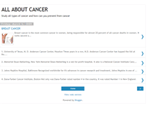 Tablet Screenshot of kindsofcancers.blogspot.com