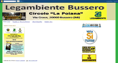 Desktop Screenshot of legambientebussero.blogspot.com