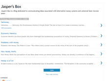 Tablet Screenshot of jaspersbox.blogspot.com