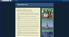 Desktop Screenshot of bluemoonofoz.blogspot.com