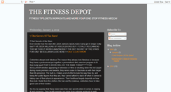 Desktop Screenshot of gettingfitnow45.blogspot.com