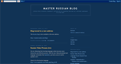 Desktop Screenshot of masterrussian.blogspot.com