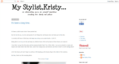 Desktop Screenshot of mystylistkristy.blogspot.com