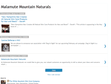 Tablet Screenshot of malamutemountainnaturals.blogspot.com