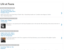 Tablet Screenshot of faunafoundation.blogspot.com