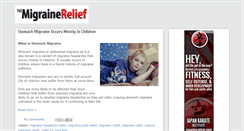 Desktop Screenshot of migrainerelief-help.blogspot.com