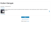 Tablet Screenshot of kultsinkamppa.blogspot.com