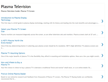 Tablet Screenshot of plasmatelevision42.blogspot.com
