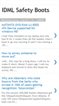 Mobile Screenshot of idml-safety-boots.blogspot.com