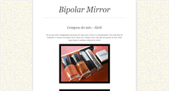 Desktop Screenshot of bipolarmirror.blogspot.com