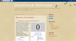 Desktop Screenshot of discovers-discovery.blogspot.com