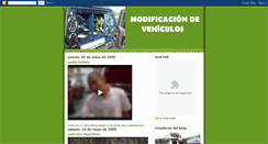 Desktop Screenshot of modificvehiculos.blogspot.com