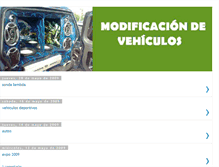 Tablet Screenshot of modificvehiculos.blogspot.com