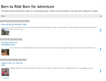 Tablet Screenshot of born2ride4adventure.blogspot.com