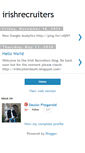 Mobile Screenshot of irishrecruiters.blogspot.com